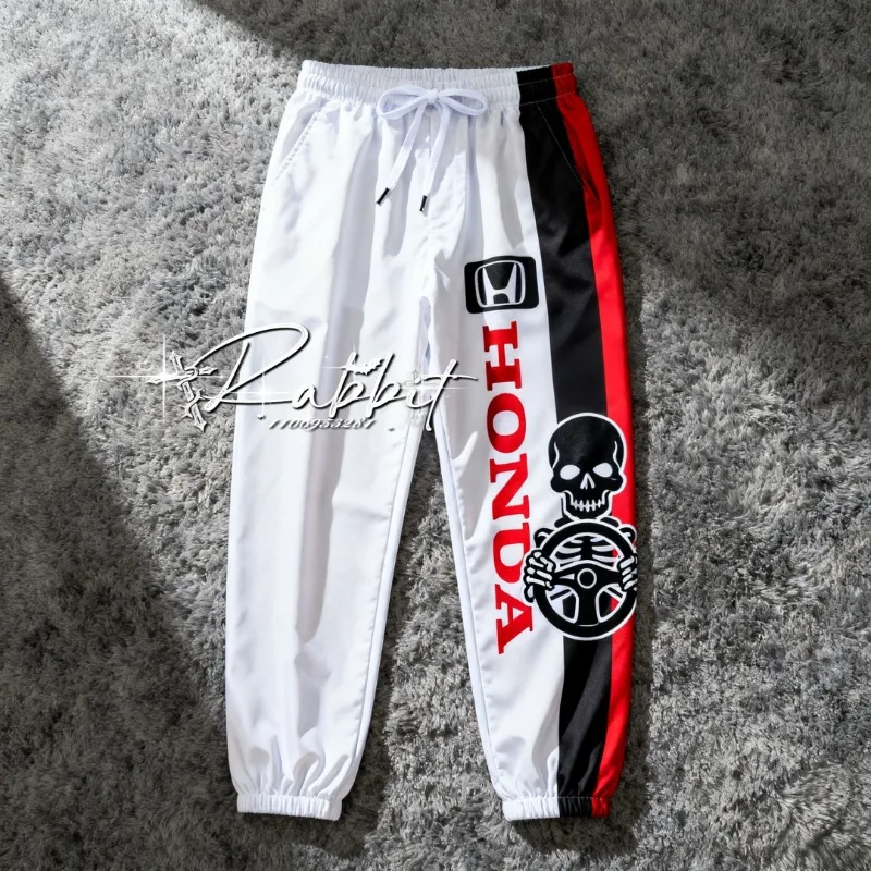 

Honda HRCRacing Track Rider 2021, модные уличные повседневные брюки, мужские брюки для гонок на мотоциклах, внедорожные велосипедные брюки, быстросохнущие брюки