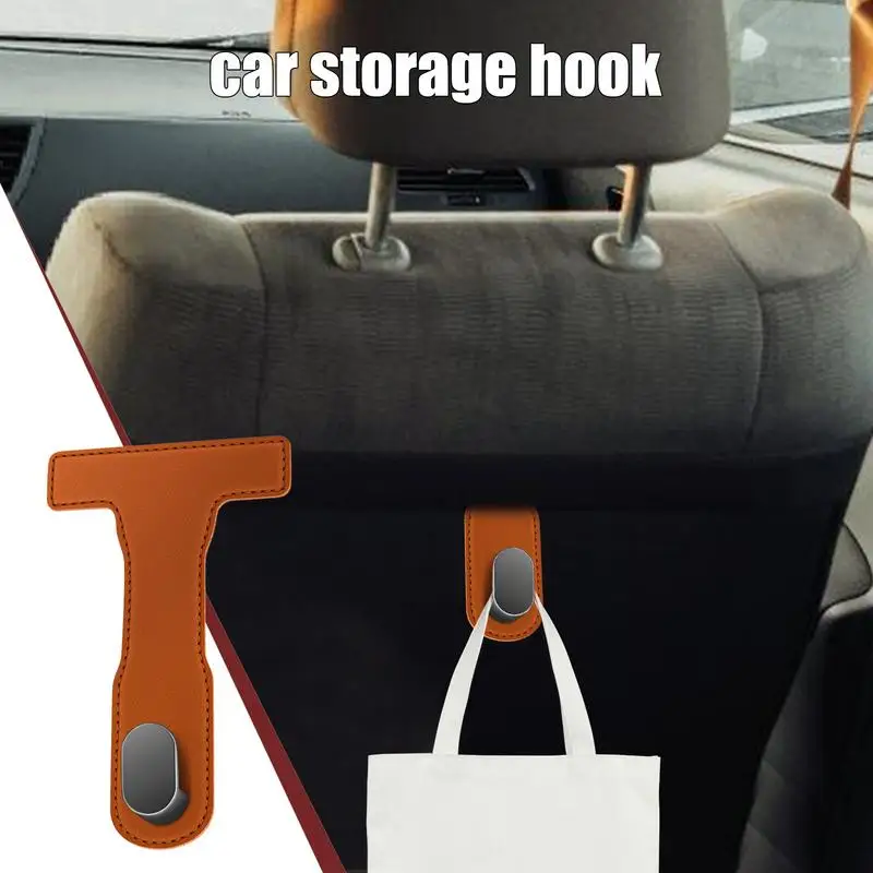 Car Glove Box Bag Hooks Foldable Car Storage Hook Space-Saving Purse Hook Car Accessories For Travel Daily Life Commuting