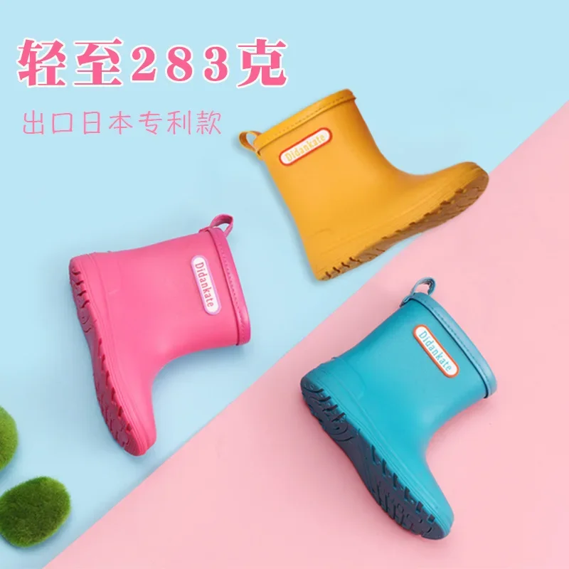 Boys Non-slip Rain Boots Girls Soft-soled Water Shoes Children School Rubber Shoes Students Outdoor Boots Child Kids Rain Shoes