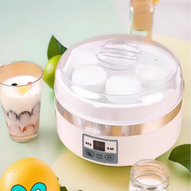 Intelligent cup dividing yogurt machine, large capacity 2L homemade yogurt, rice wine, natto mash machine, household fully autom