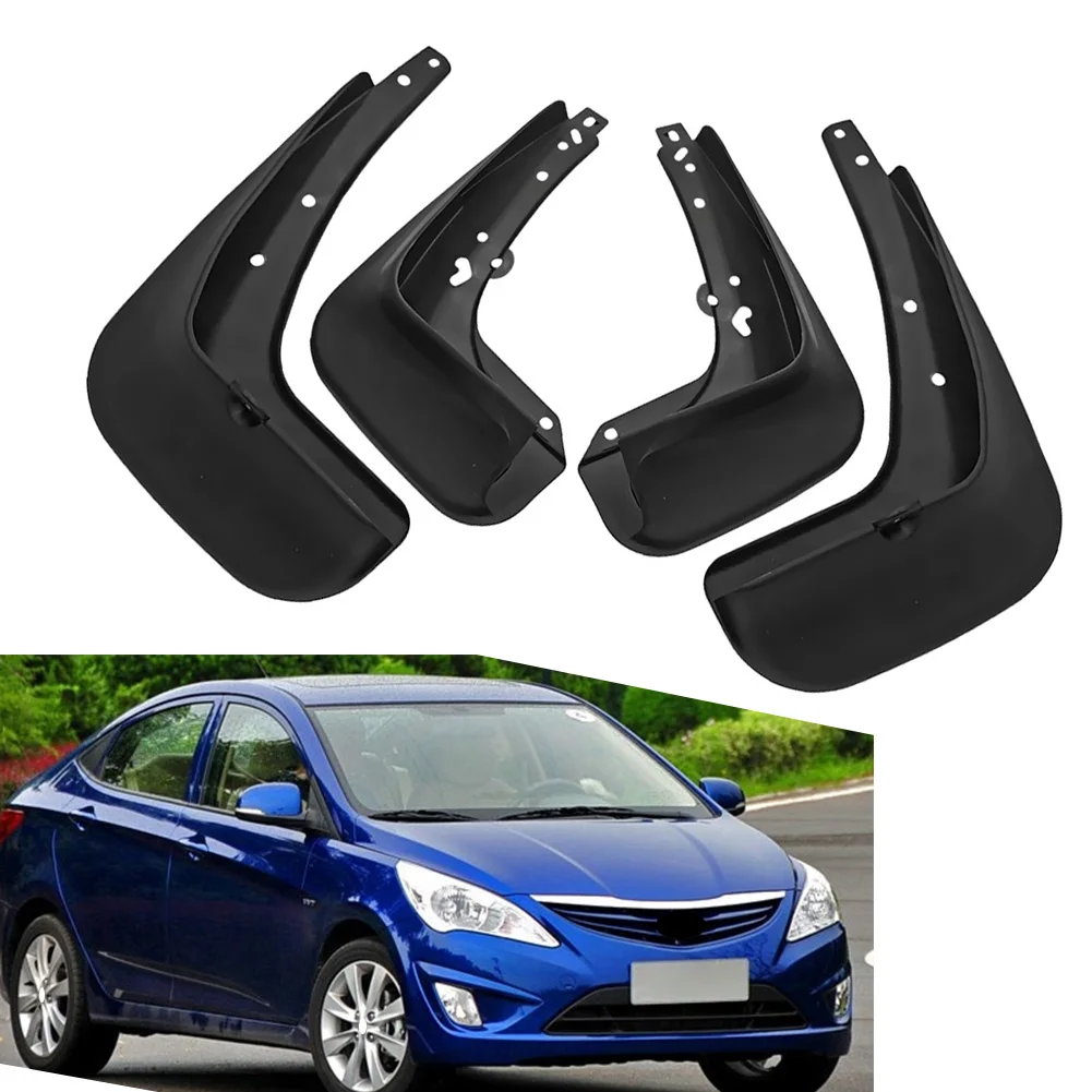 

4 шт. для Hyundai Accent 2011 2012 2013 2014 2015 2016 автомобильные брызговики брызговики