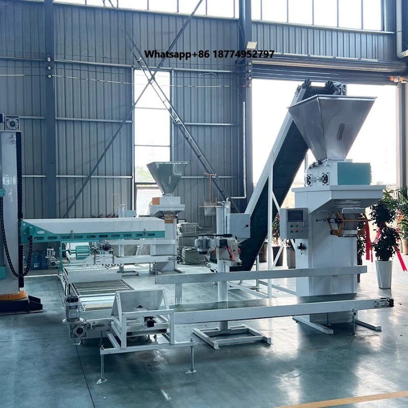 Eco Friendly Automatic Electric Fertilizer Bagging System Filling Sealing Wrapping Pump Included for Bone Meal Poultry Manure