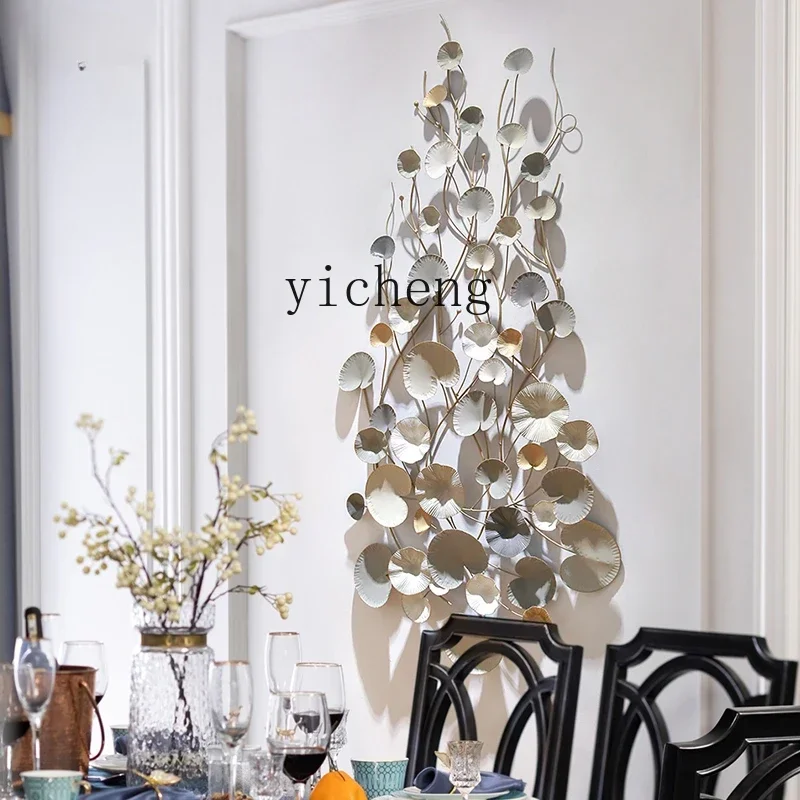 TQH6.8 light luxury wrought iron wall decoration entrance corridor creative three-dimensional wall decoration pendant