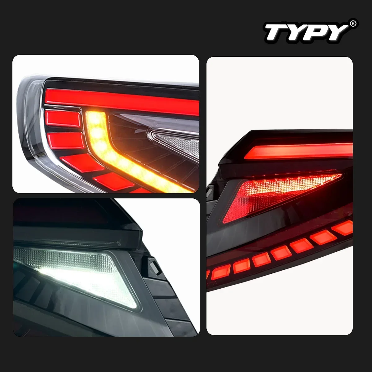 

TYPY новый светодиодный задний фонарь, обновленный, модифицированный для Subaru WRX, задний фонарь 2022-2025, задний фонарь с динамическим сигналом, задний фонарь, автоаксессуары