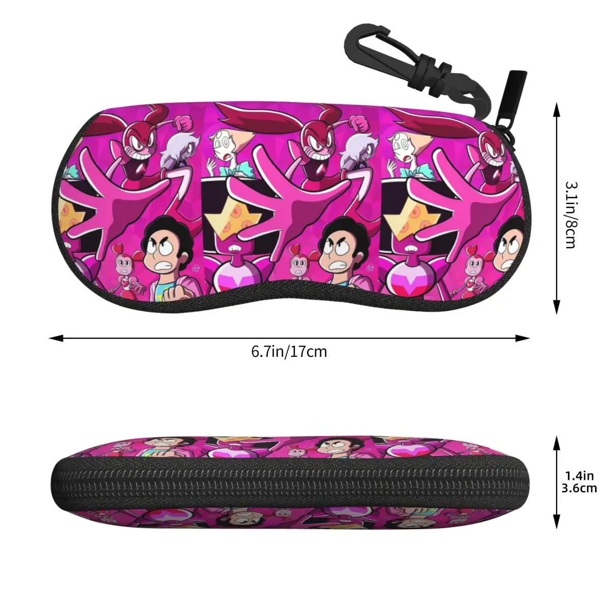 Steven Universe The Movie Shell Glasses Case Protective Sunglasses Box Women Men Soft Eyeglasses Bag Pouch