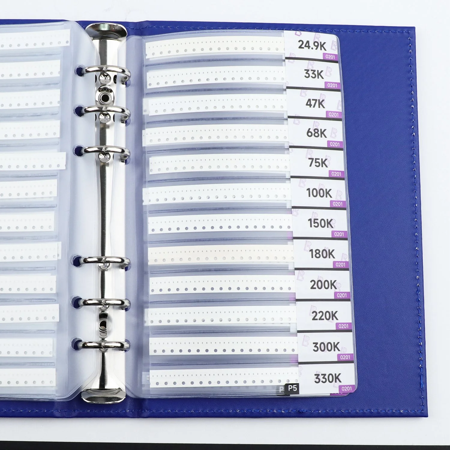 LUBAN Mobile Phone Repair Specialized Resistor Material Book 0201/0402/0603 SMD Resistor & Capacitor Kit For Engineers/Students
