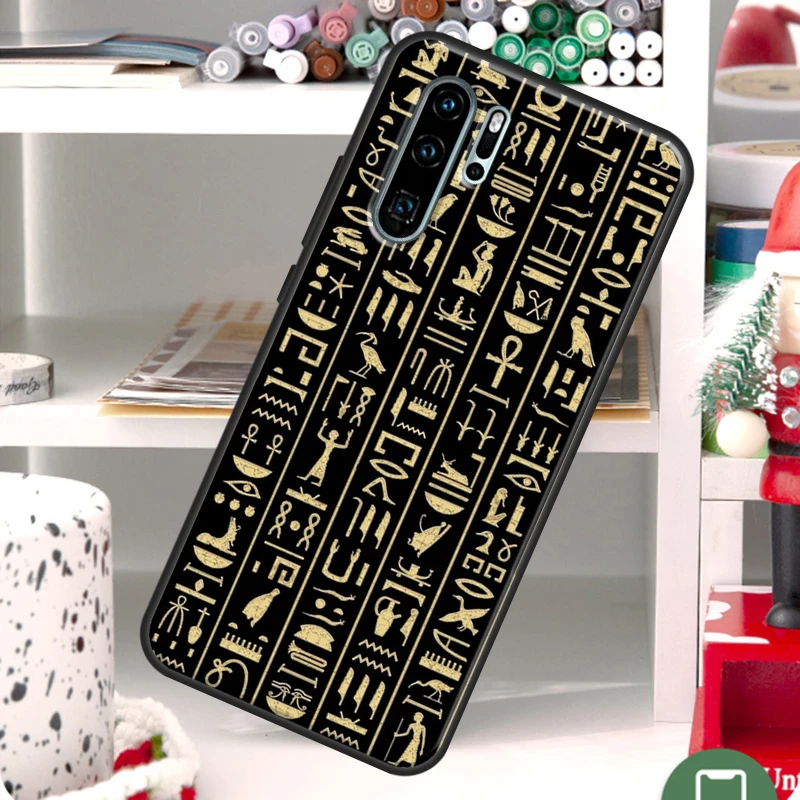 Ancient Egyptian Hieroglyphic Case For Huawei Nova 11 Pro 10 9 SE 3i 7i 11i 5T Y60 Y61 Y70 Y90 Y91 P20 P40 P30 Lite Cover