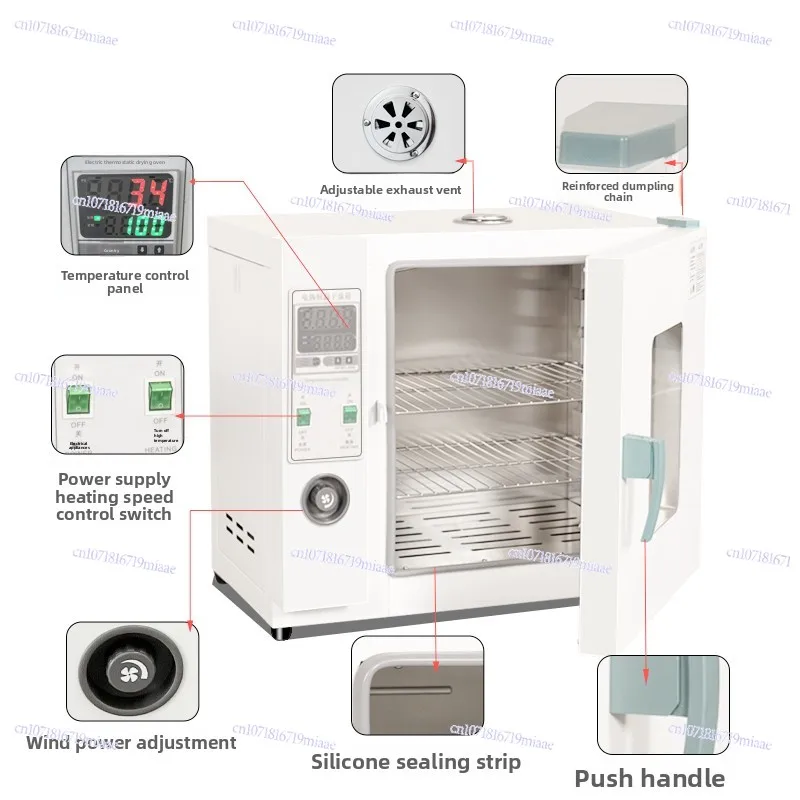 Electric Constant Temperature Blast Drying Oven High Temperature Heating Small Industrial
