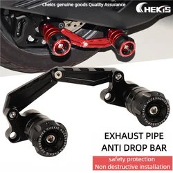 Chekis Is Suitable for Zontes 368g 368E 368m 368D 501g 368K Modified Exhaust Pipe Anti-Fall Stick Reversing Protective Ball Exhaust Anti-Collision Accessories