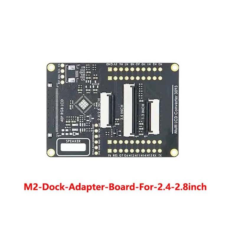 MAIX-II-M2dock Placa adaptadora, Placa de demonstração visual, Linux Python, Al Vision Development Board, V831, 2.4 in, 2.8in