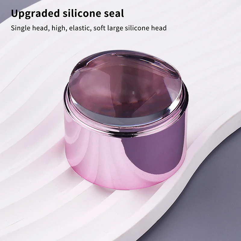 เครื่องปั๊มลายเล็บแบบฝรั่งเศส พร้อมที่ขูดเล็บ หัวซิลิโคนใส แม่พิมพ์ปั๊มลายเล็บ สำหรับทำเล็บ DIY