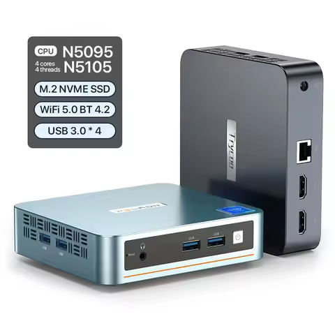 Celeron N5105/N5095 16GB DDR4 512GB SSD Educational Mini PC Wifi 5.0 BT4.2 Business Mini PC for Win 11/LINUX