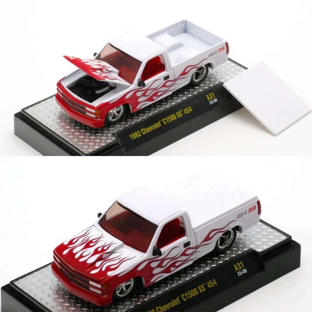 1:64 M2 Machine Alloy Car Model For Hotwheels Hidden Version Pickup Truck Modern Muscle Van For Carrying People Jeep Kids Toys