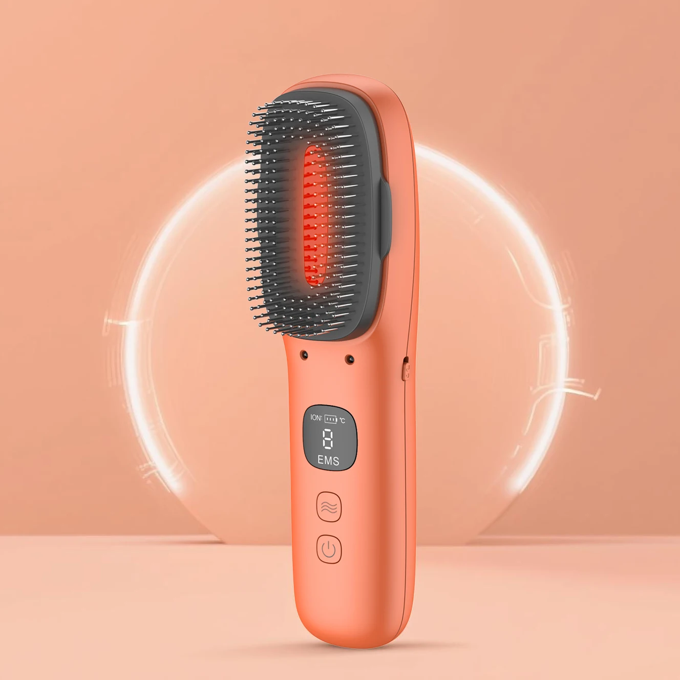 

Negative Ion 2 in 1 Hair Straighter Comb Electric and Hair Health Care Portable for Travel