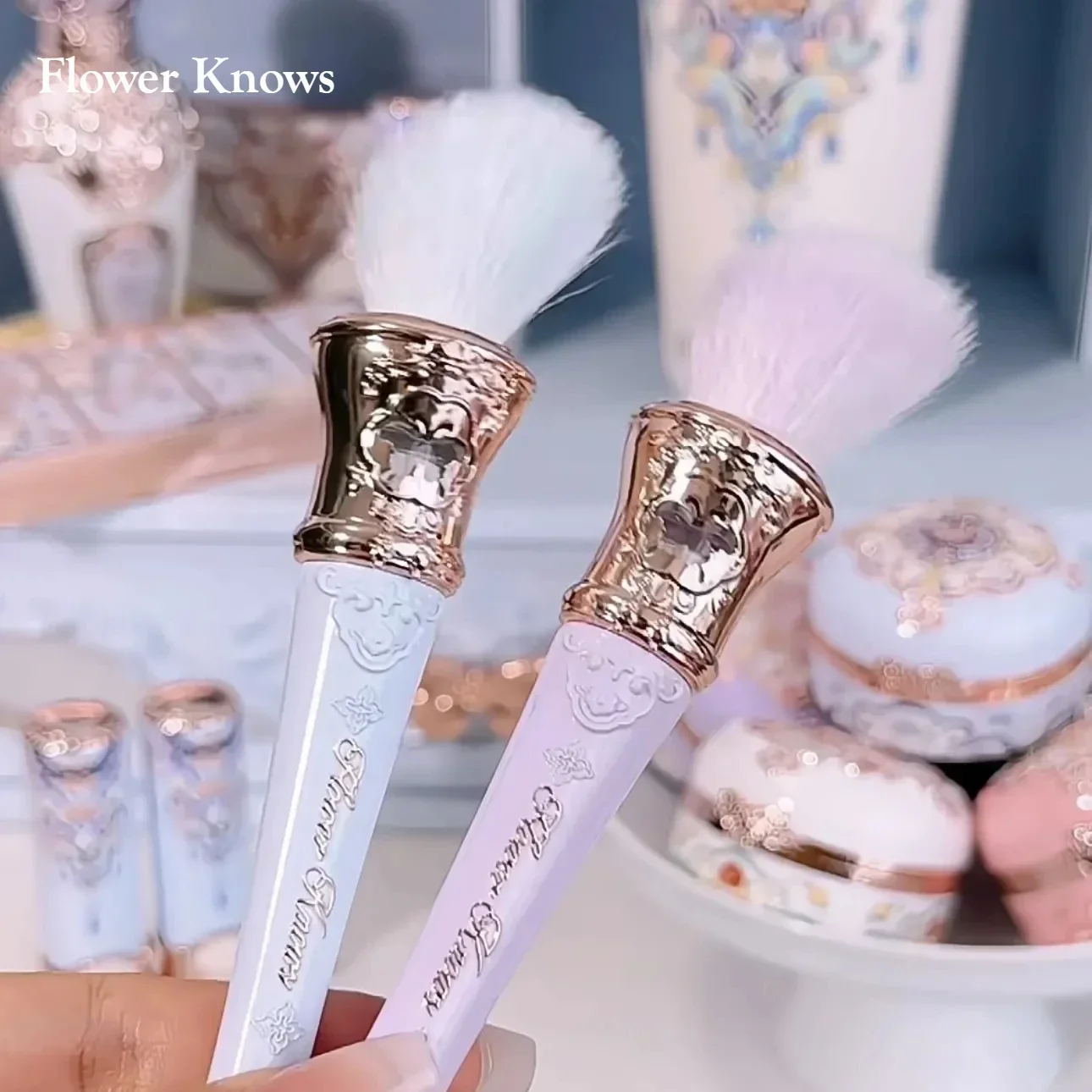 Flower Knows Butterfly Cloud Collar Collection Spot Blush Makeup Brush Fluffy Brush Makeup Tool