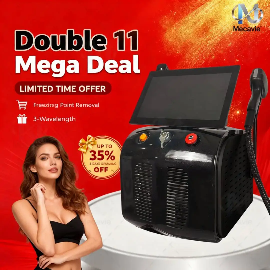 

2025 Новая технология Портативный 4-волновой сопрано Ice Titanium Профессиональный диодный лазер 808 нм для удаления волос на теле и лице 4000 Вт