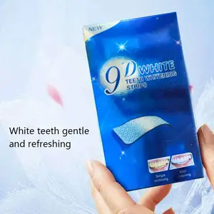 Tiras de branqueamento dentário Kit branqueador de dentes Tira de cuidados de higiene oral para dentes falsos Gel do sistema de branqueamento dental 7 pares 6 principais vendas clareador dental - №5