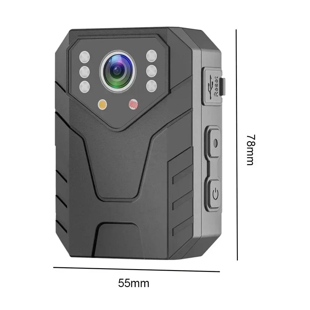 4K HD 1080P Mini  Camera Full  2 Inch IPS Touch Screen Night Vision Video Recorder Security Guard Police Body Mini Cam Camera