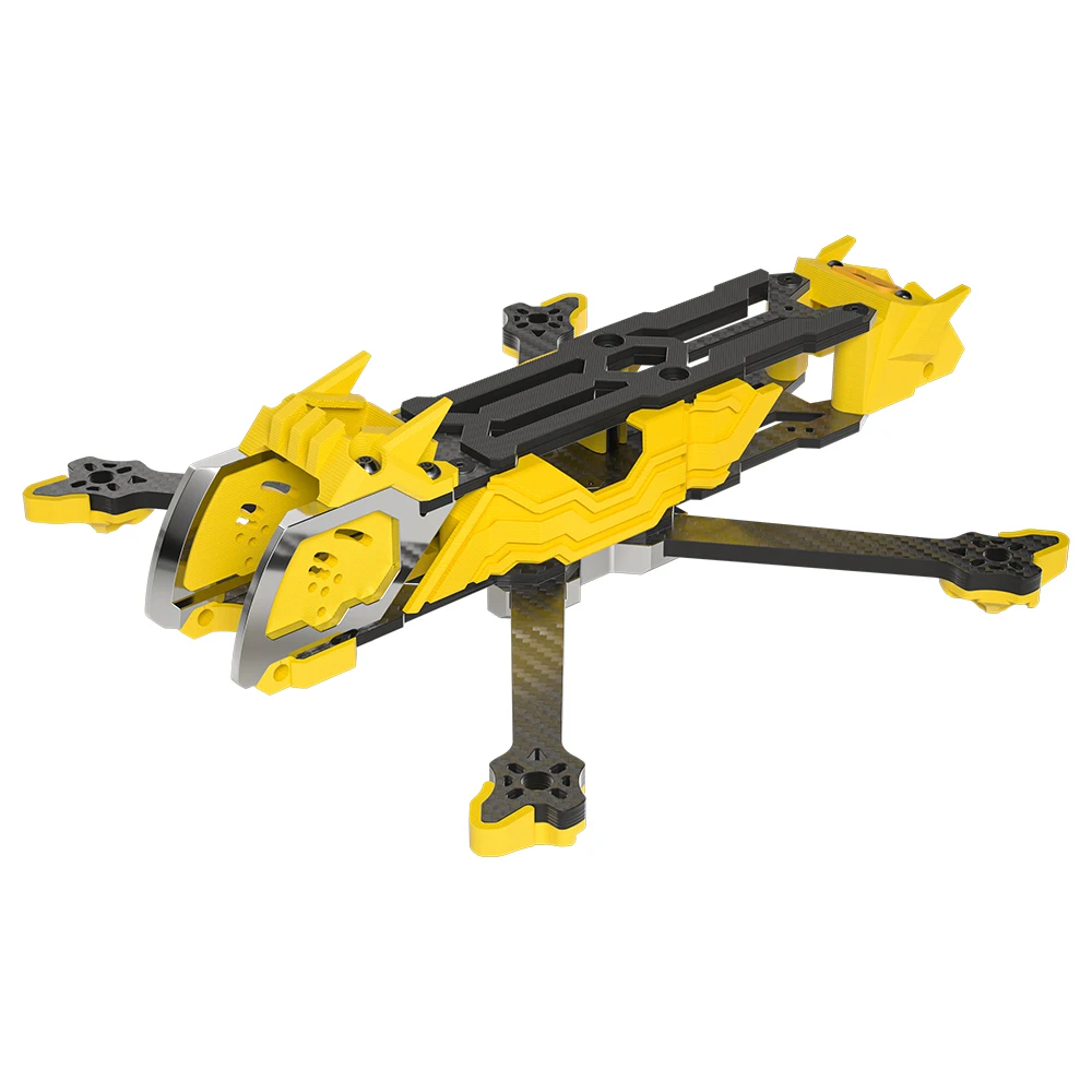 

EVA4 Pro 4 Inch Carbon Fiber FPV Drone Frame Kit, DJI O3/O4/O4Pro/Vista Compatible,185mm Wheelbase X-Type, Ultra-Light 142g