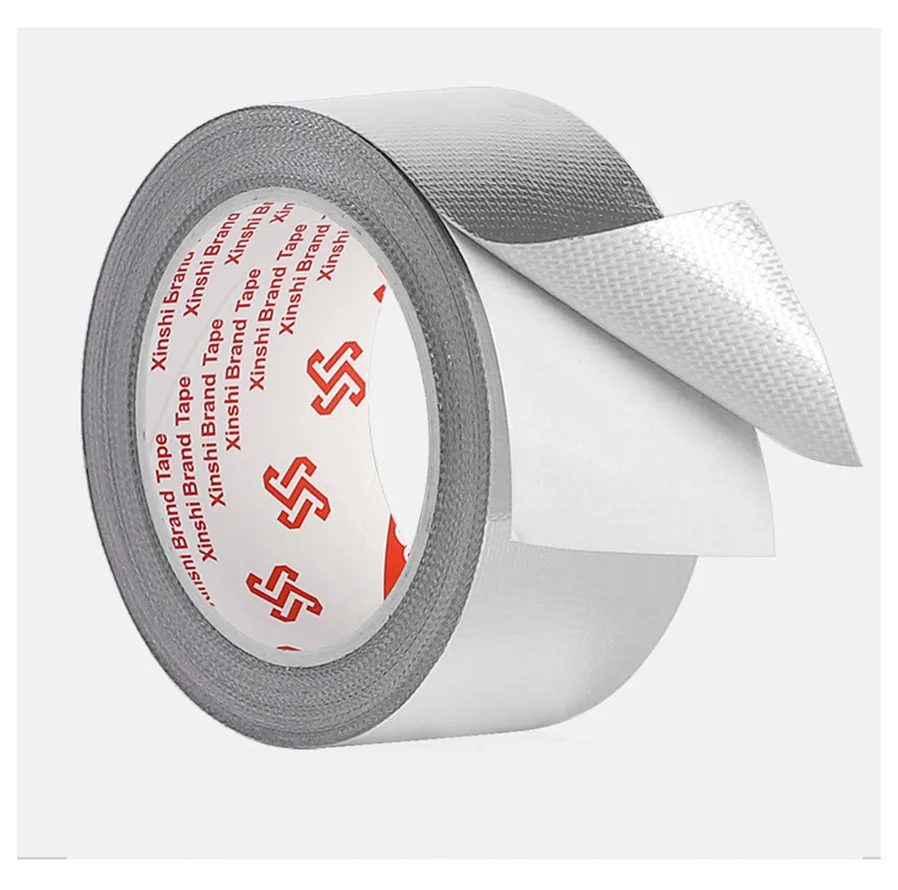 Glass Fiber Aluminum Foil Tape, High-Temperature Resistant And Waterproof Pipeline Sealing Tape Air Conditioning Pipe Insulation