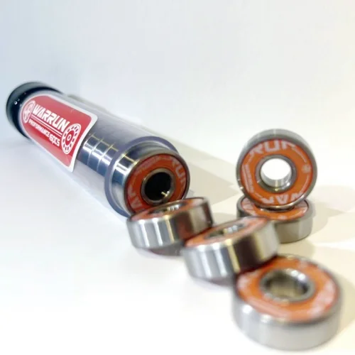 Imagen 2 del producto WR-Rodamientos de patines de velocidad en línea profesionales, rodamiento de cerámica negro Original, Si3N4, 7 cuentas, para pista de carreras, suave, sin aceite, 608