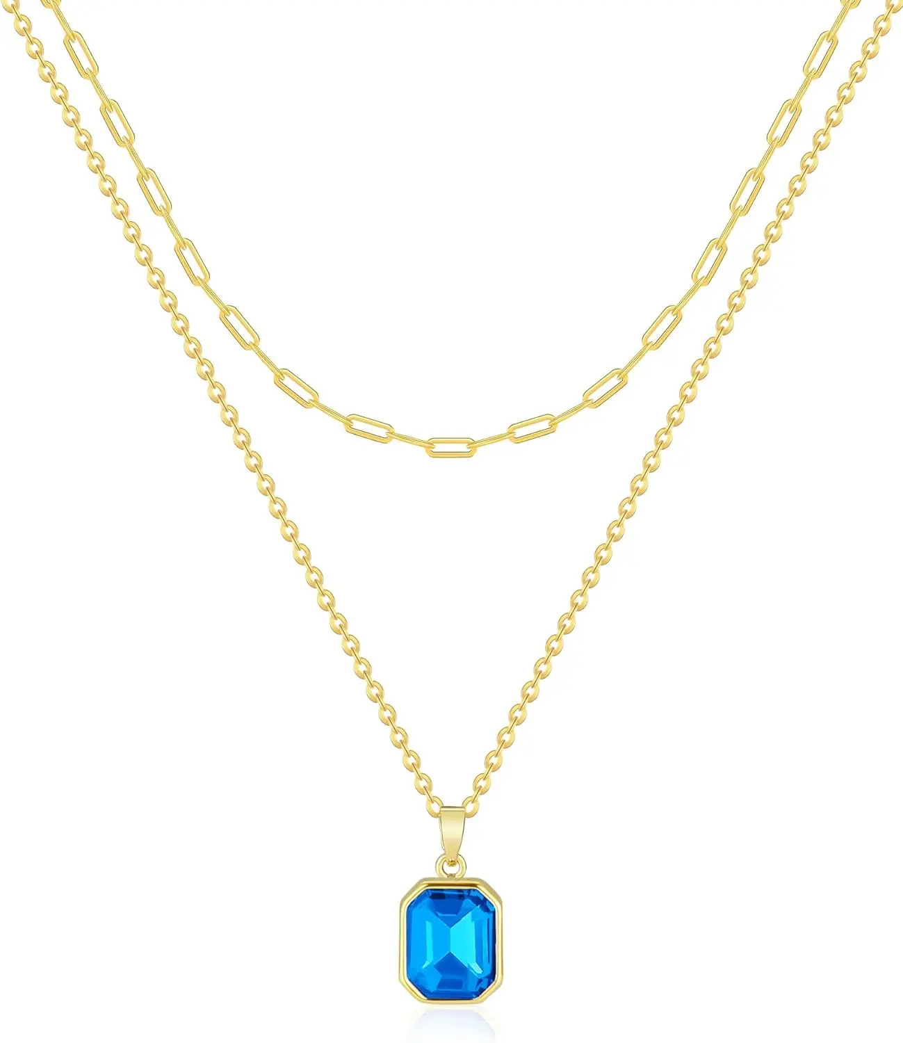 

Многослойные золотые ожерелья для женщин, позолоченное 18-каратным золотом колье-чокер с кристаллами, изумрудно-зеленые украшения для женщин, подарки