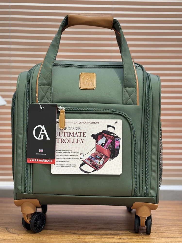 

Ox Fabric Lage Small Carry-On Bag with Universal Wheels Large Capaci Handheld Travel Suitcase for Men And Women