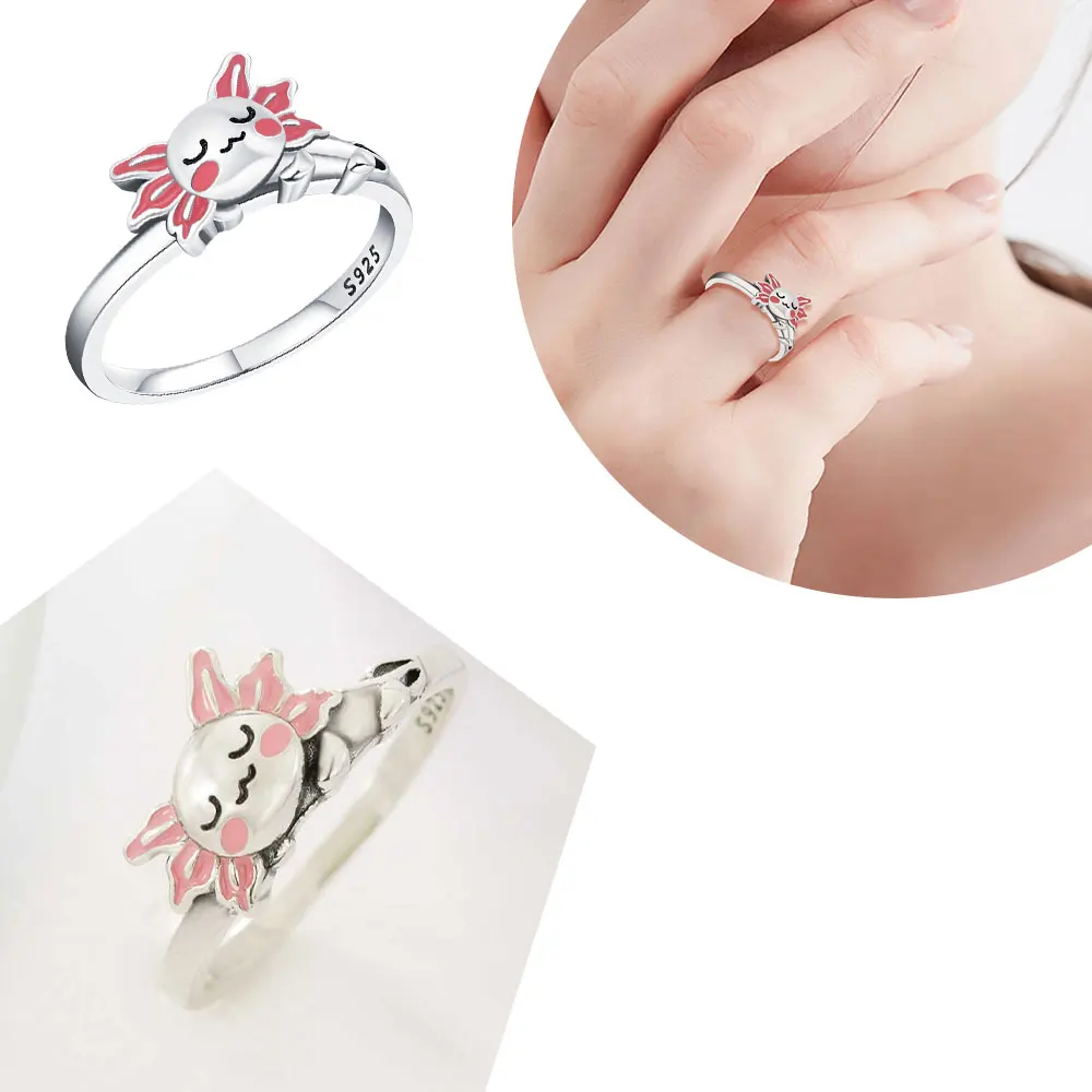 Women's Classic Heart Ring in S925 Sterling Silver, Romantic Gift