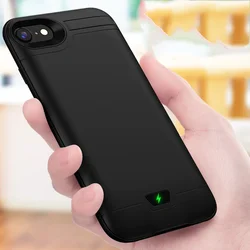 5000mAh Backup Power Bank Battery Case For iPhone SE2 SE 2020 Slim UltraThin Charging Case Battery Charger Case Cover power bank