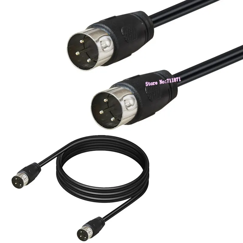 3-игольный 3-контактный DIN-папа Аудио и видео Кабель питания переменного тока для медицинского оборудования Соединительный кабель Линейный кабель 3P 3-контактный DIN «папа-папа»