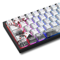 XVX Shine Through Plum Blossom Japanese character Cherry Profile PBT Keycap Dye-Sub for Gamer Mechanical Keyboard 127 Keys