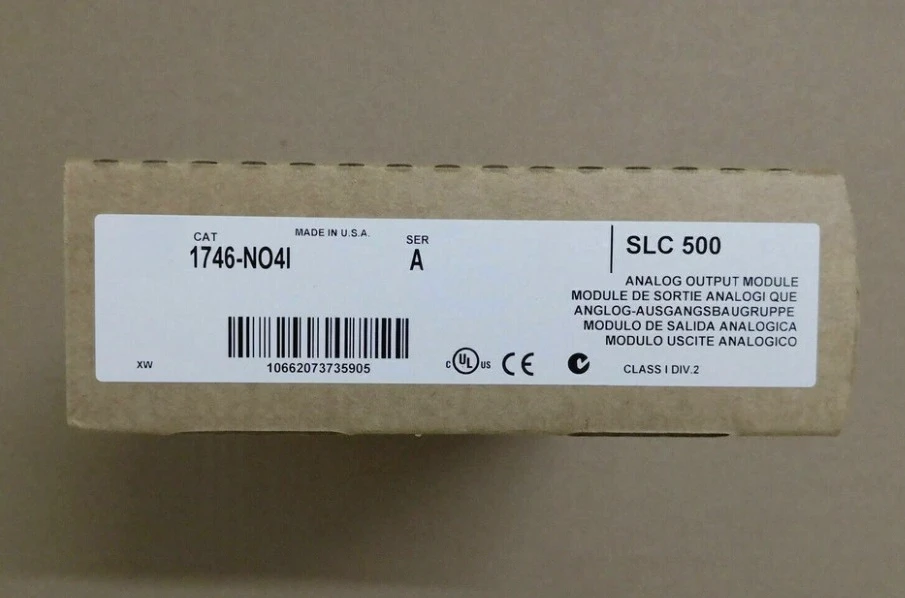 

Brand New Original 1746-NO4I Analog Current Output Module, 4 , Non-Isolated 1746NO4I Fast Delivey