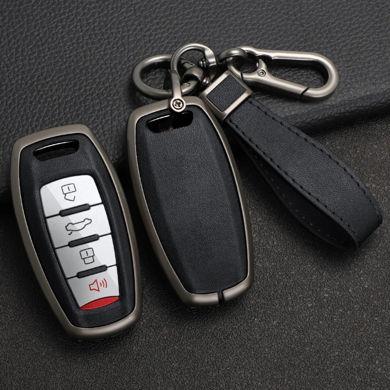 Zinc Alloy Car Key Case For Haval F7x H6 2023 Accessories Car Key Cover For Haval Jolion Joico Jollein F7 H6 Jolyon F7H Dargo