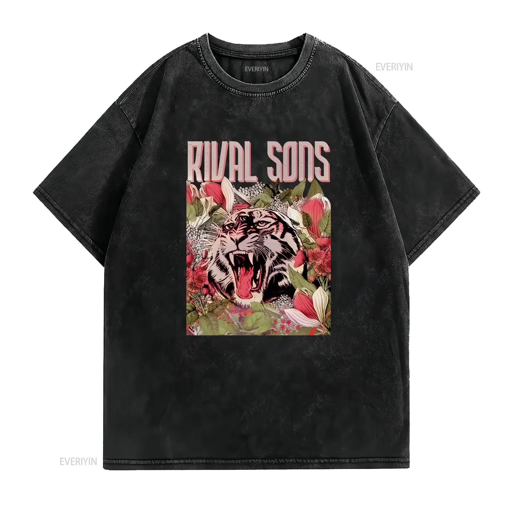 New Rival Sons Concert Tour T Shirt Adult S to 5XL vintage Washed graphic Slightly Comfortable Versatile Stylish