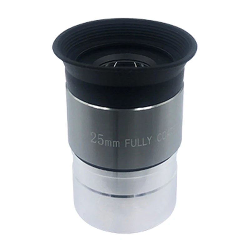 Wide 25mm 1.25inch Full Metal Eyepiece for Telescopes Amateur Professional Use with Comfortable Viewing Experience