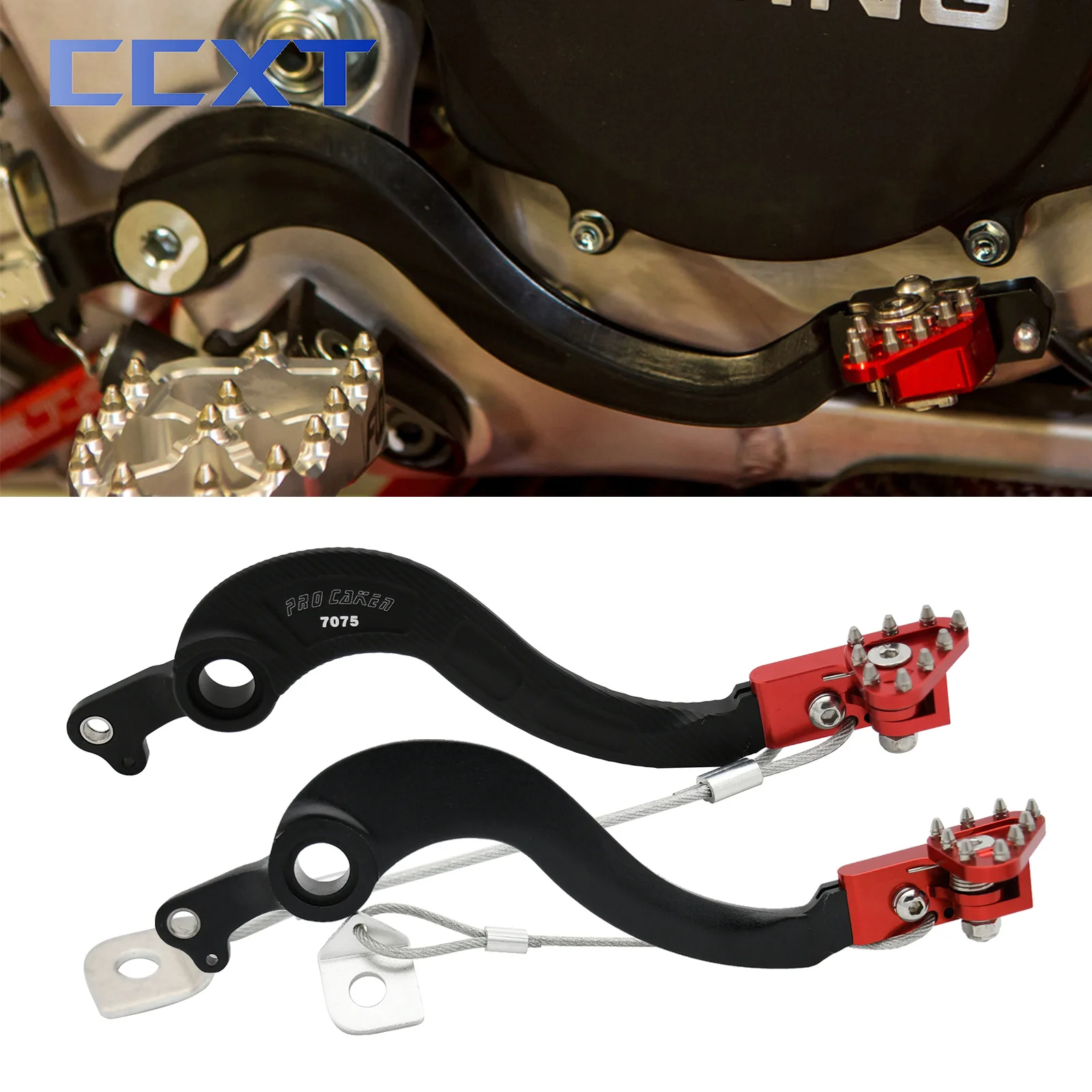 

CNC Forged Rear Brake Pedal Lever For Honda CRF250R CRF450R CRF450RX CRF 250R CRF 450R CRF 450RX 2002-2020 Dirt Bike Universal