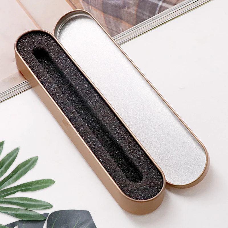 

Pen Gift Metal Box Fountain Ballpoint Creative Packaging School Office Student Supplies Luxury Metal Stationery Teacher