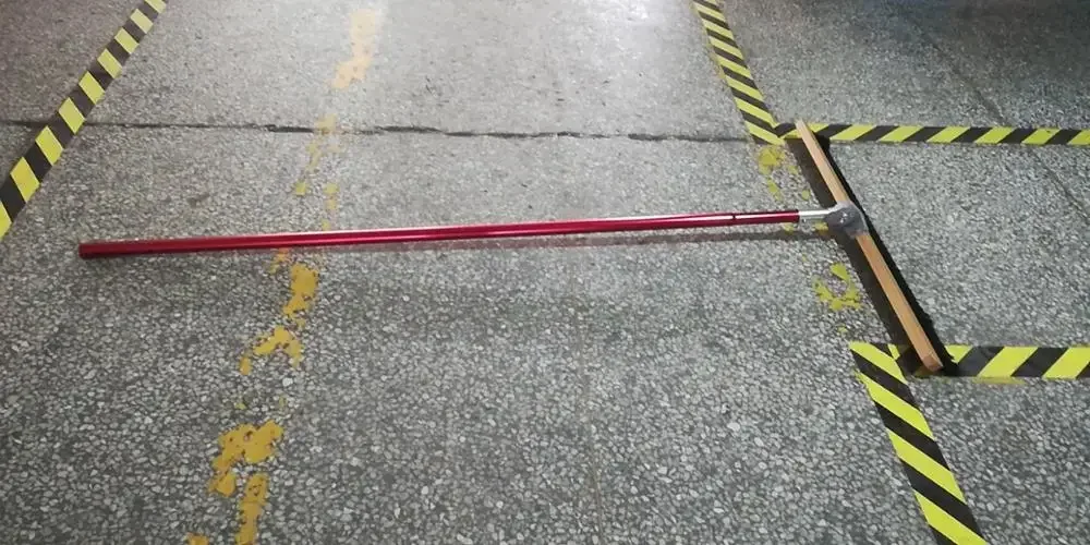 مكنسة نهائية خرسانية جديدة في المخزون بمقبض من خشب الزان عالي الجودة #4