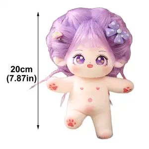 Boneka Katun 20cm Boneka Mewah Boneka Lembut Boneka Berdandan Anime Mainan Mewah Lucu Dapat Ditempatkan dalam Bentuk Aksesori Boneka Telanjang 10 boneka kolektor barbie penjualan terbaik - №