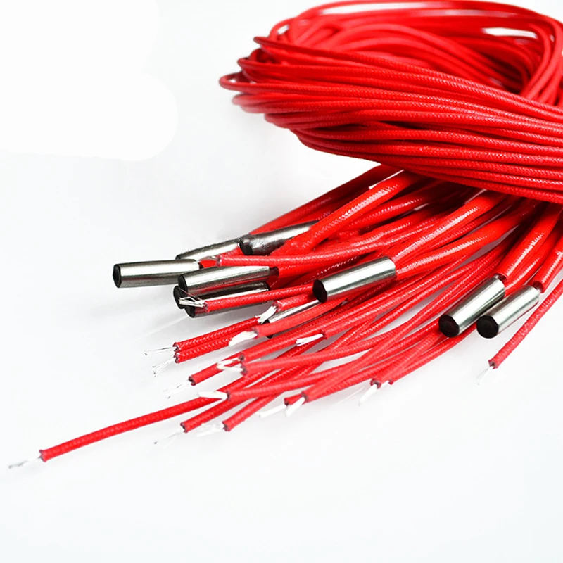 

1~100Pcs 3D Printer 6*20 Mold Single Head Electric Heating Tube Heating Tube Heating Rod Single End 12V40W24V40W