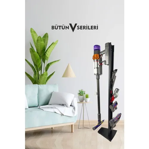 Dyson Compatible Black Vertical Vacuum Stand V15-V12-V11-V10-V8 Compatible with All Dyson Models