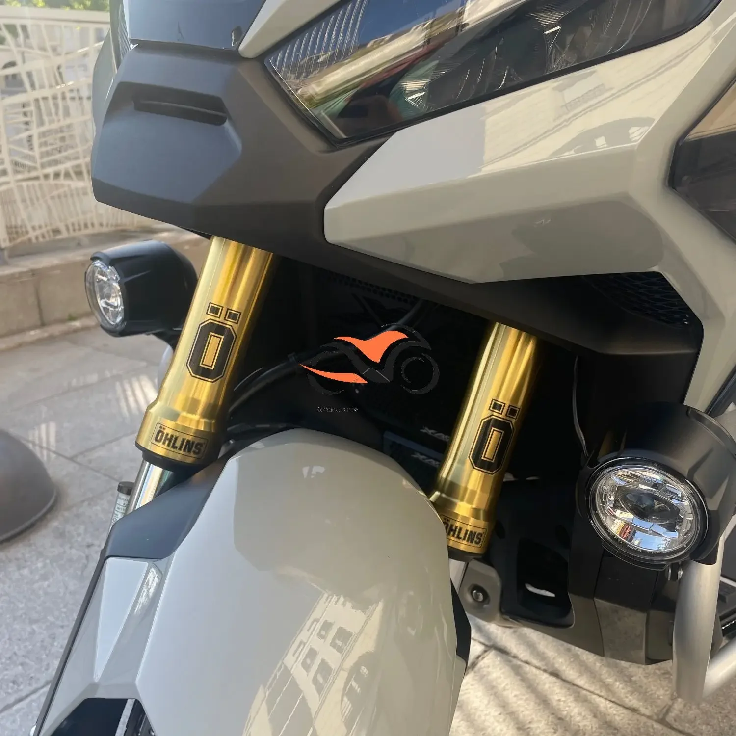 Shock absorber waterproof ohlins sticker Motorcycle shock absorber sunscreen transparent decorative decal For All models