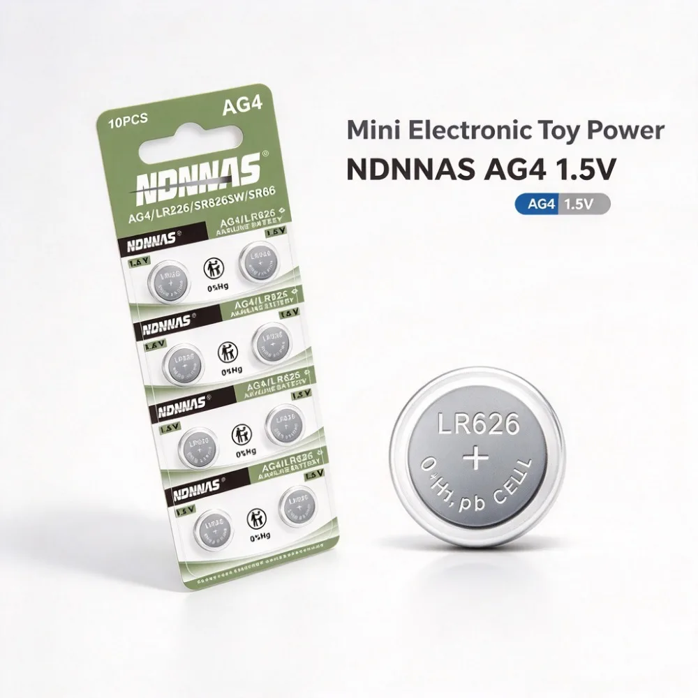 AG4 LR626 Zn/MnO2 Button Battery 18mAh 1.55V Alkaline Coin Cell Equivalent 377 SR626SW For Watch Toy Calculator Car Key Clock