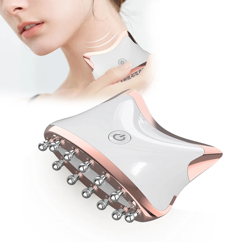 

Meridian Dredging Instrument Neck Scraping Instrument Head Electric Leg Lymph Dredging Slimming Brush Neck Household Portable