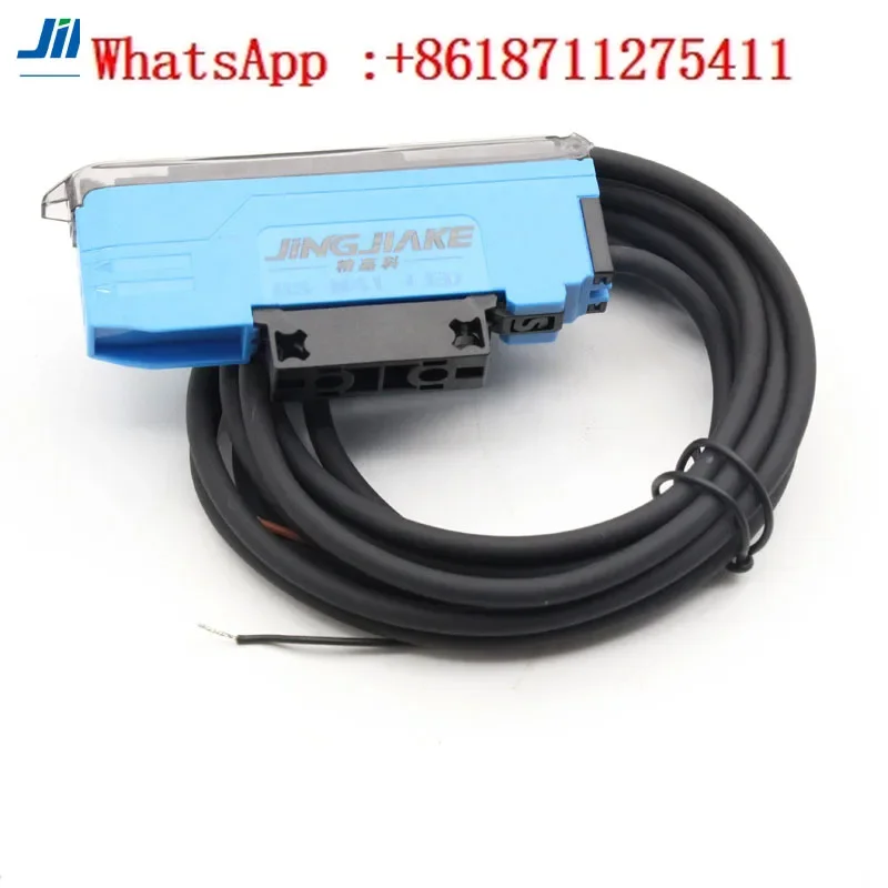 LED Light Source Detecção Fiber Amplifier Sensor, DC 3-Wire, normalmente fechado, BS-N41-LED