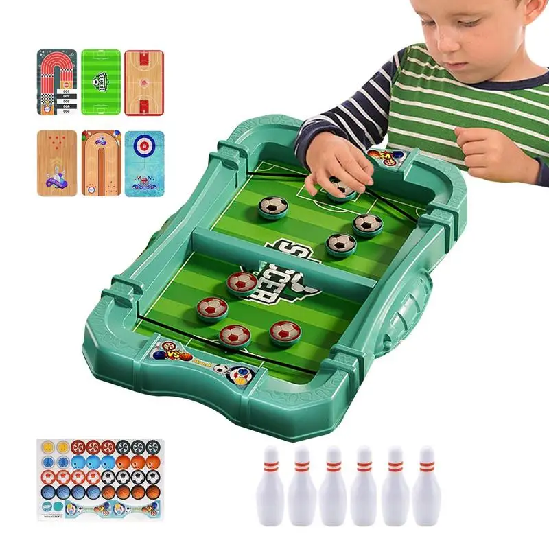 

6 In 1 Catapult Winner Board Games Sling Puck Game Table Hockey Board Game Fast Sling Puck Game For Kids Adults Family Birthday