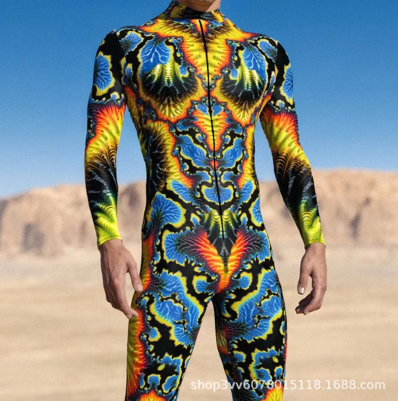 Cooler Rüstungs-Cosplay-Bodysuit Cosplay-Jumpsuit Steampunk-Punk-Kostüm Halloween-Party-Show-Auftritt Herren Zentai-Anzug 2026 – Detail 20