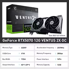 Tarjeta de vídeo gráfica MSI RTX5080 RTX5070 INSPIRE 3X OC GDDR7 256 bits diseño de juegos Esports de escritorio placa de vídeo profesional - AliExpress 7