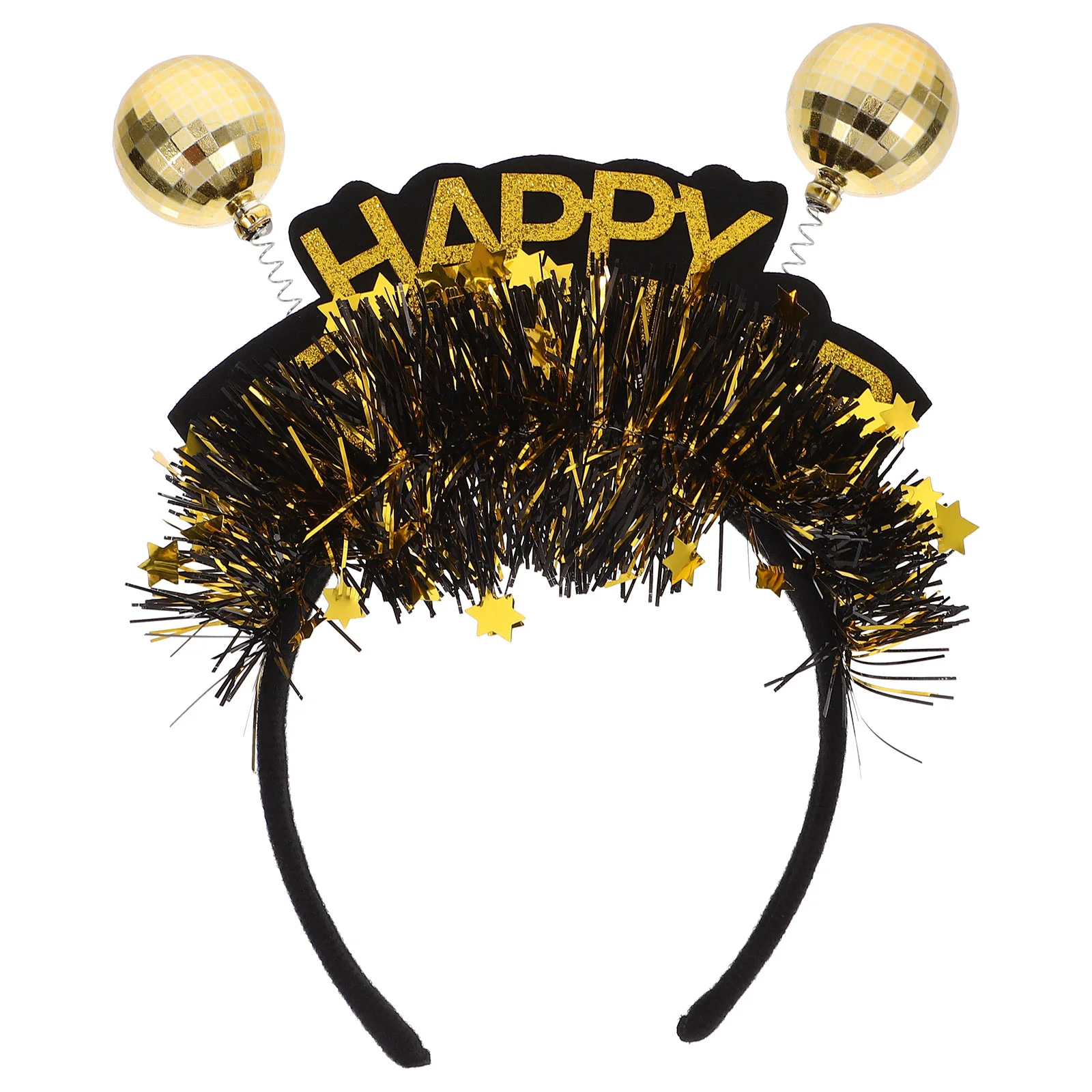 

Headband Festival Decors New Year Party Headdresses Hairband Flash Prop Felt Cloth Spring Years