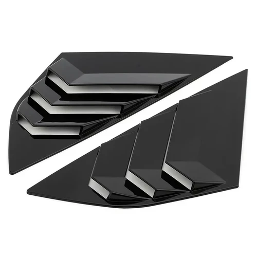 Imagen 2 del producto 2 uds persianas de ventana trasera ventilación de coche persianas Tuyere laterales ventilación para Ford Focus ST RS MK3 2012-2018